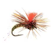 Turrall Klinkhammer Hi-Viz Olive - Red Flash Tail Special Dry Trout Fly