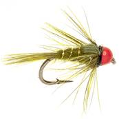 Turrall Orange Olive Nymph Hot Head Trout Fly
